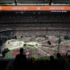 Encuentro con peregrinos madrileños en el Santiago Bernabeu (1)
