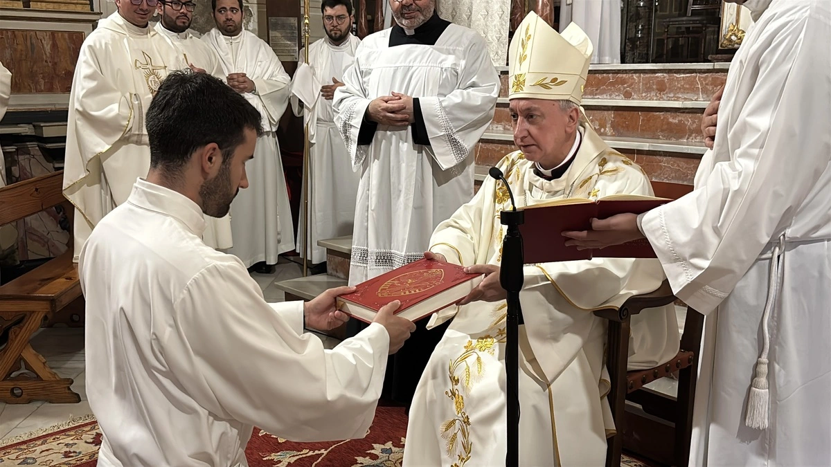 El Seminario Diocesano vive una jornada de alegría con la institución de Lector de Juan Ramírez
