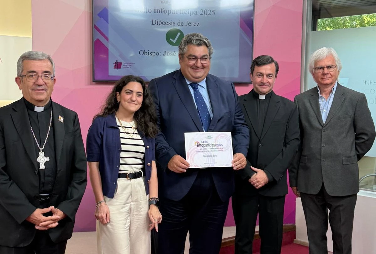 La Diócesis de Asidonia-Jerez recibe el Sello Infoparticipa 2025 por la calidad y transparencia de la comunicación en su portal web