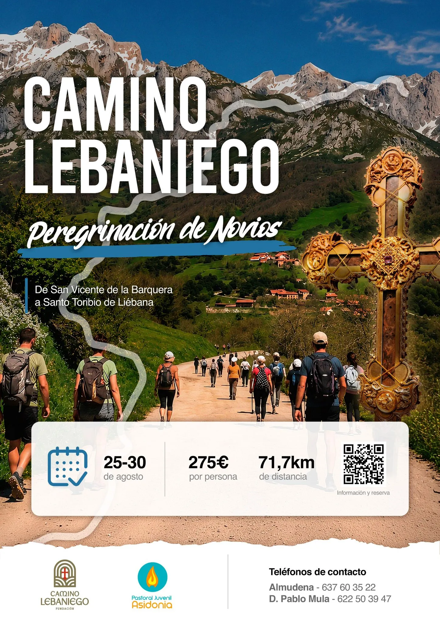 La Pastoral Juvenil de Asidonia-Jerez organiza una peregrinación para novios por el Camino Lebaniego