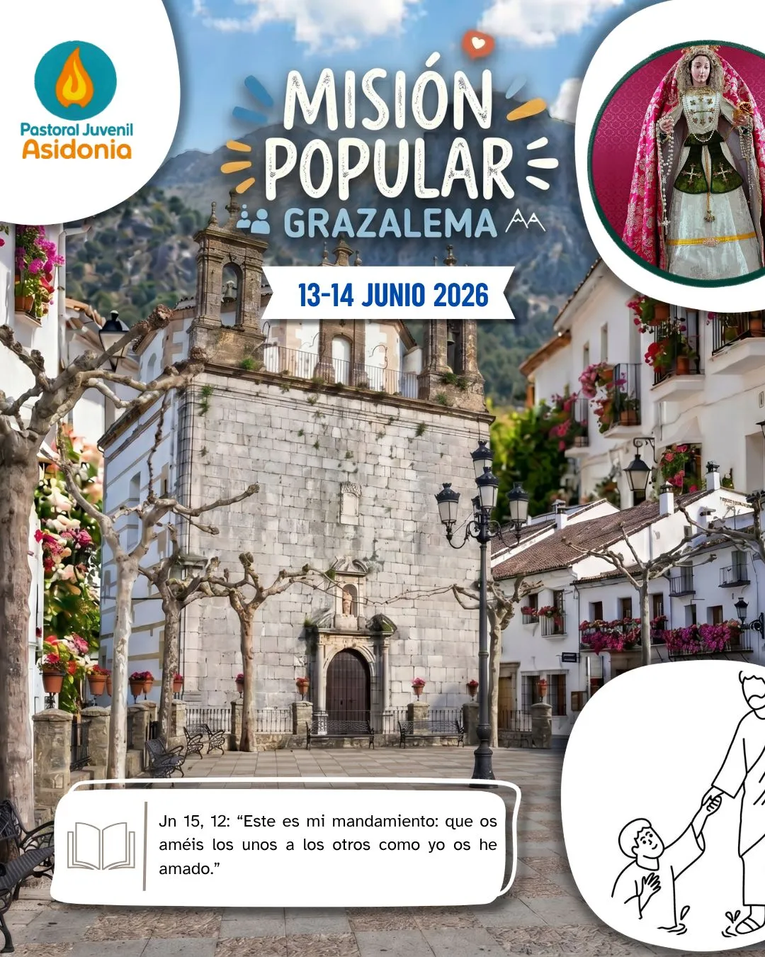 La Pastoral Juvenil impulsa una misión evangelizadora en Grazalema