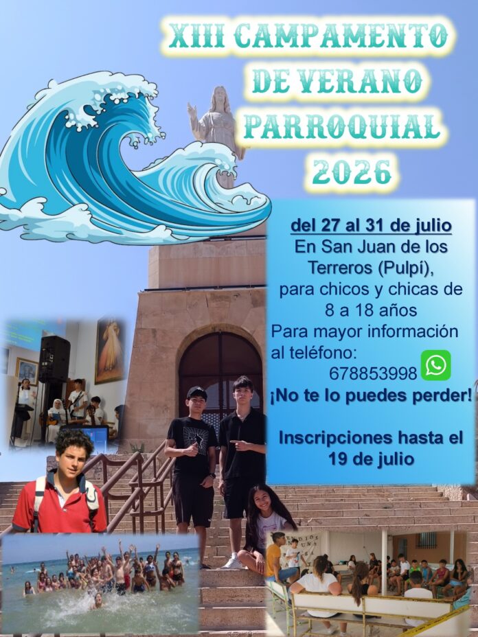 San Juan de los Terreros acogerá el XIII Campamento de Verano Parroquial con jóvenes de varias diócesis