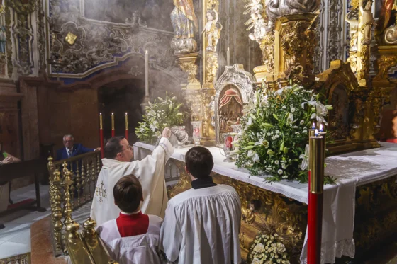 El Obispo preside la toma de posesión de Ángel Cristo Arroyo en Lucena