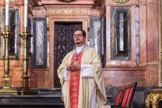 El párroco de la Fuensanta: “Me siento querido por esta ciudad”