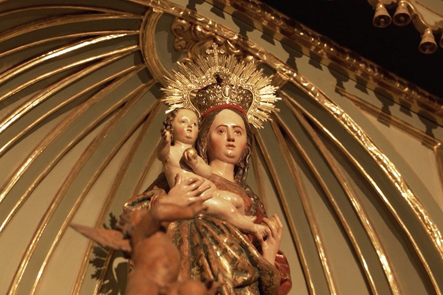 La imagen de la Virgen que acompañó a los Reyes Católicos en su entrada en Málaga