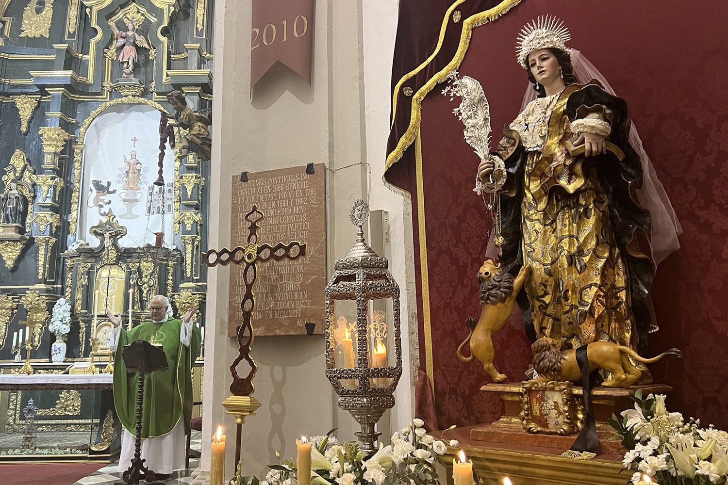 Antequera celebra a su patrona con la Misa más antigua de la diócesis