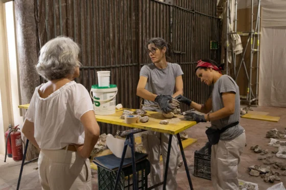 Continúa la restauración de la capilla de la Expectación