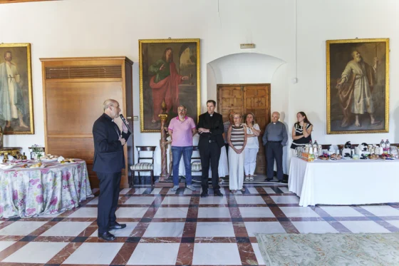 El obispo de Córdoba celebra su 71 cumpleaños en el Obispado