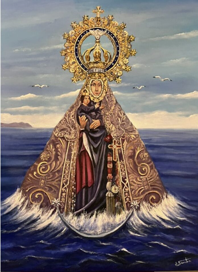El pintor almeriense Sarabia dona dos obras pictóricas a la Catedral
