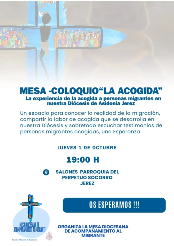 La acogida al migrante, desde la experiencia y el testimonio, centra una mesa-coloquio de la Mesa Diocesana de Acompañamiento al Migrante
