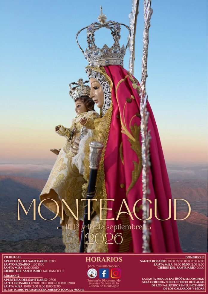 La Romería de Monteagud 2026 tendrá lugar los días 11, 12 y 13 de septiembre