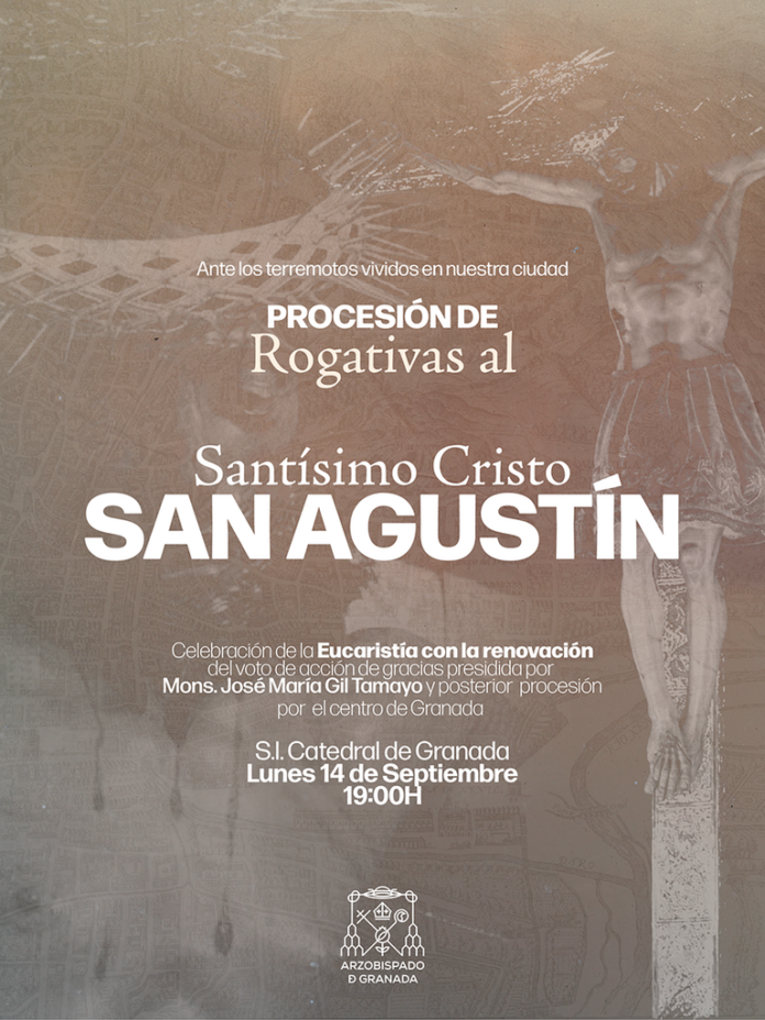 Procesión de rogativas al Cristo de San Agustín el 14 de septiembre