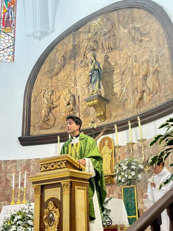 Toma de posesión del Vicario D. Pablo Fernández de la Puebla
