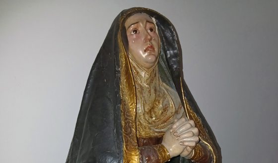 Virgen dolorosa. Casa de Ejercicios ‘Betania’, en San Juan de Aznalfarache