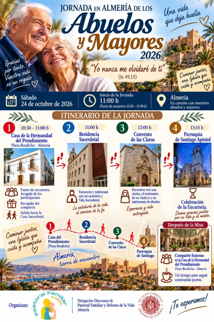 Almería camina con sus abuelos y mayores