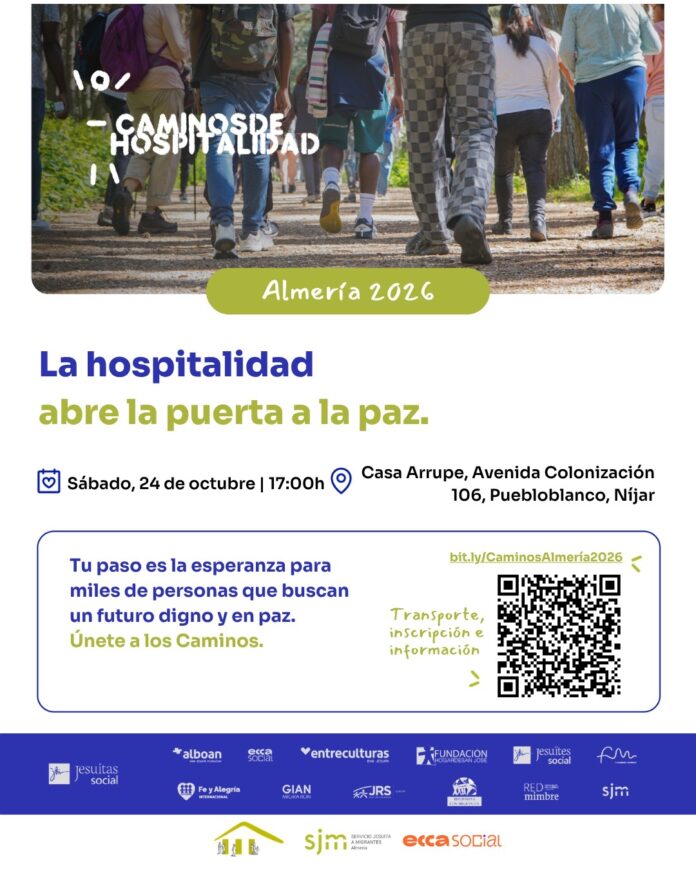 Almería vuelve a caminar por la hospitalidad y la paz el 24 de octubre