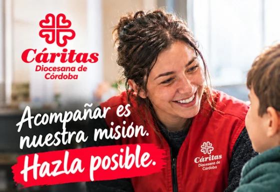 Cáritas Diocesana de Córdoba lanza su campaña: «Acompañar es nuestra misión. Hazla posible»
