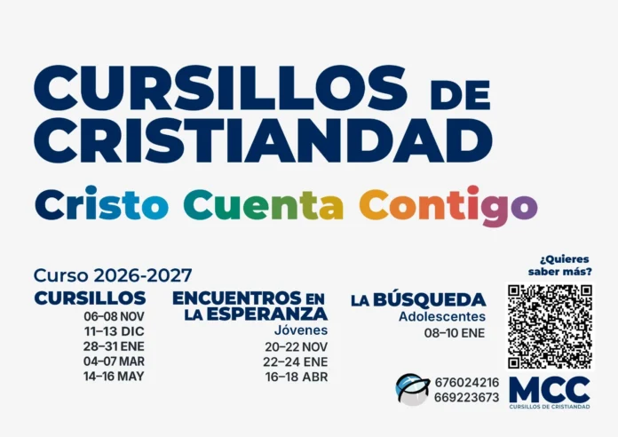 Cursillos de Cristiandad de Asidonia-Jerez presenta su programación para el curso 2026-2027 bajo el lema «Cristo cuenta contigo»