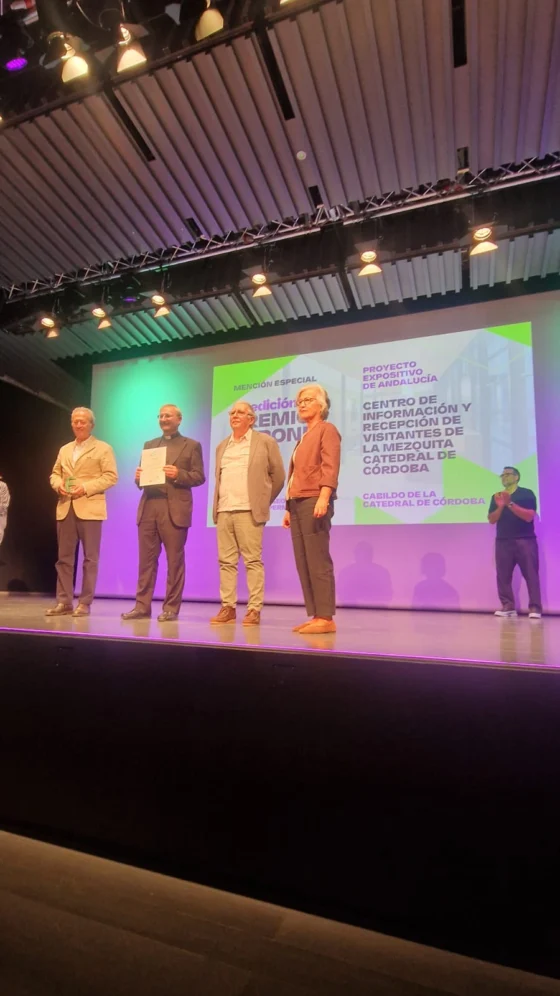 El Centro de Recepción de Visitantes de la Mezquita-Catedral recibe una mención especial en los Premios Expone 2026