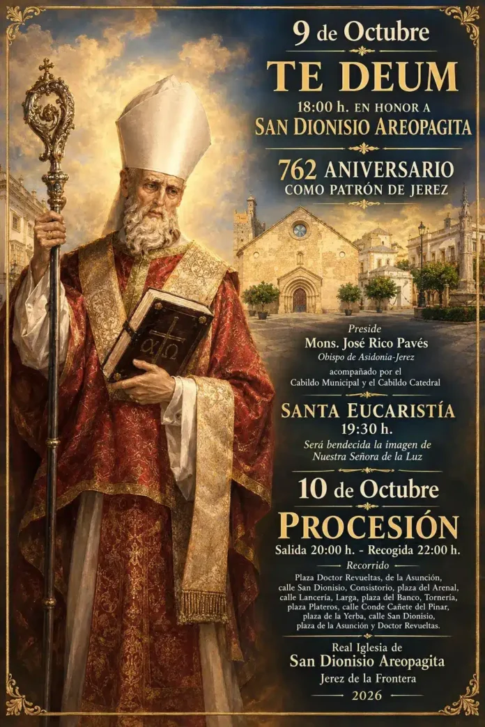 Jerez celebra la festividad de su Patrón, San Dionisio Areopagita
