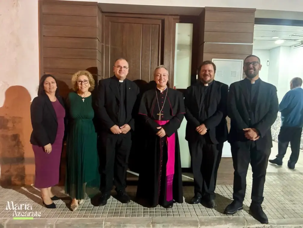 La Sociedad de San Vicente de Paúl, Virgen de las Montañas, inaugura su nueva sede en Villamartín tras la bendición del Obispo de Asidonia-Jerez