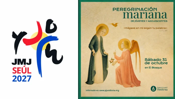 Pastoral Juvenil de Asidonia-Jerez abre la preinscripción para la JMJ 2027 y organiza una Peregrinación Mariana a El Bosque